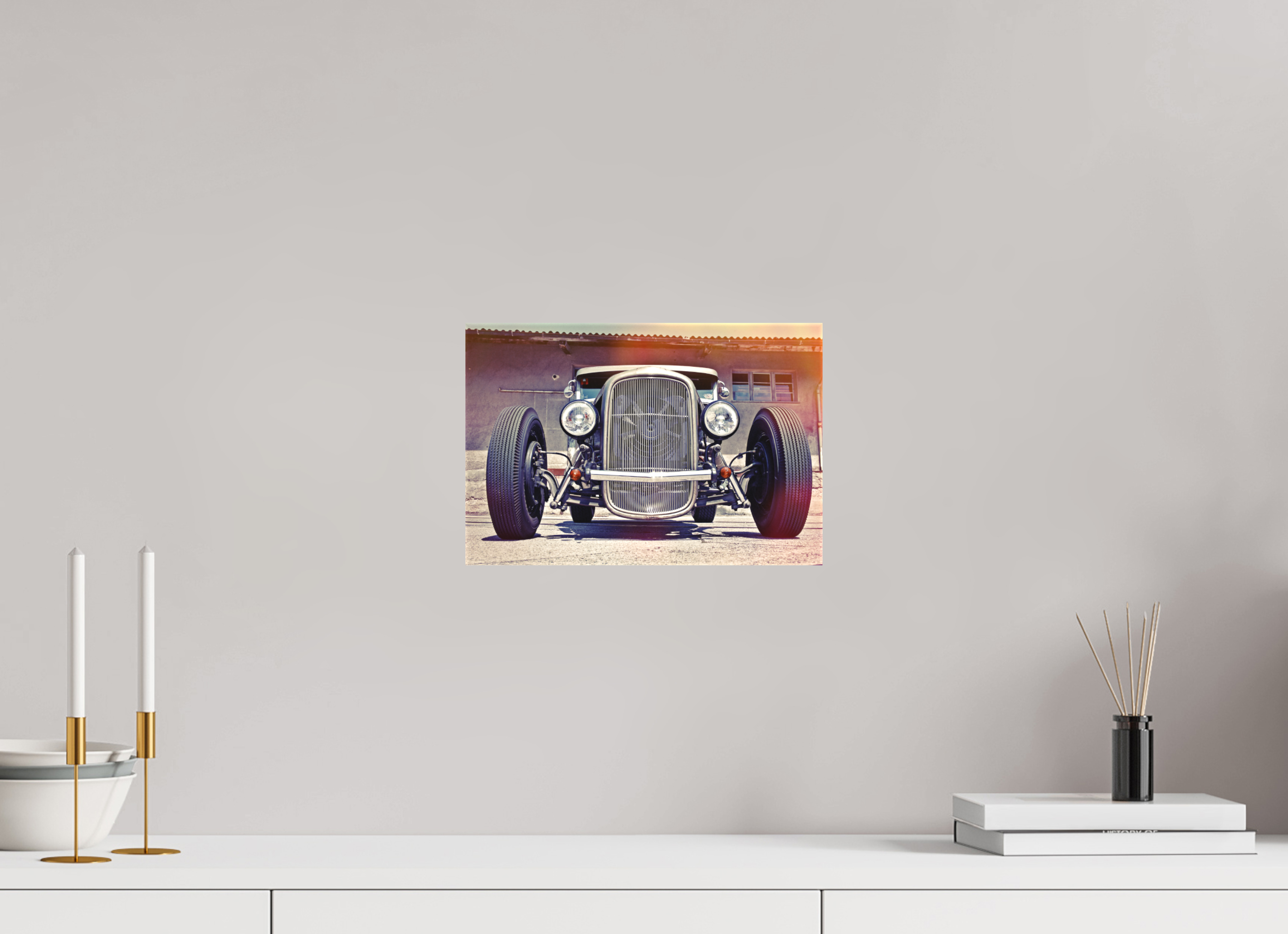 30 x 20 cm, Leinwand matt Jay Jay's Hot Rod