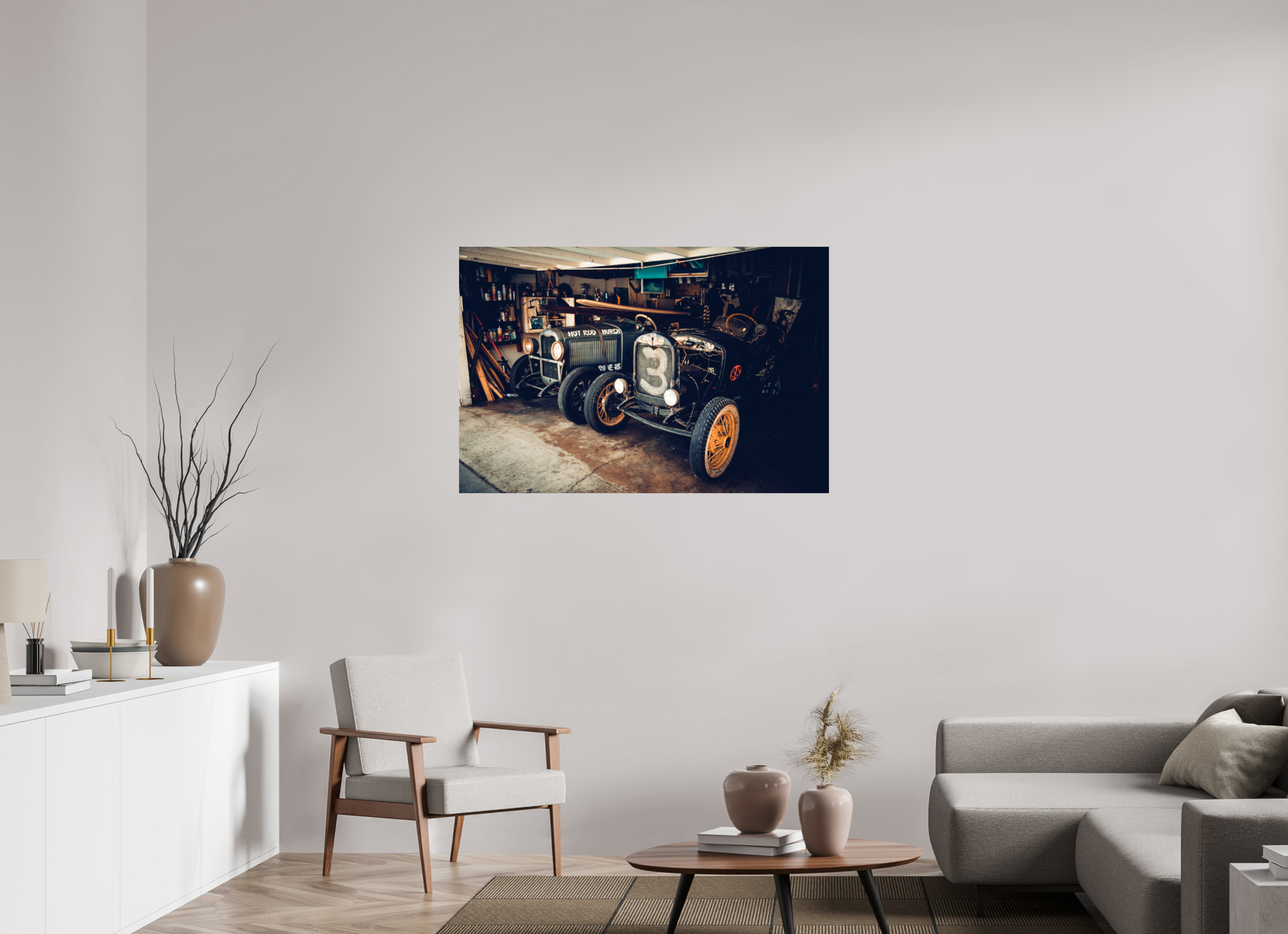 120 x 80 cm, Photo Print On Fuji Crystal DP II New York Garage
