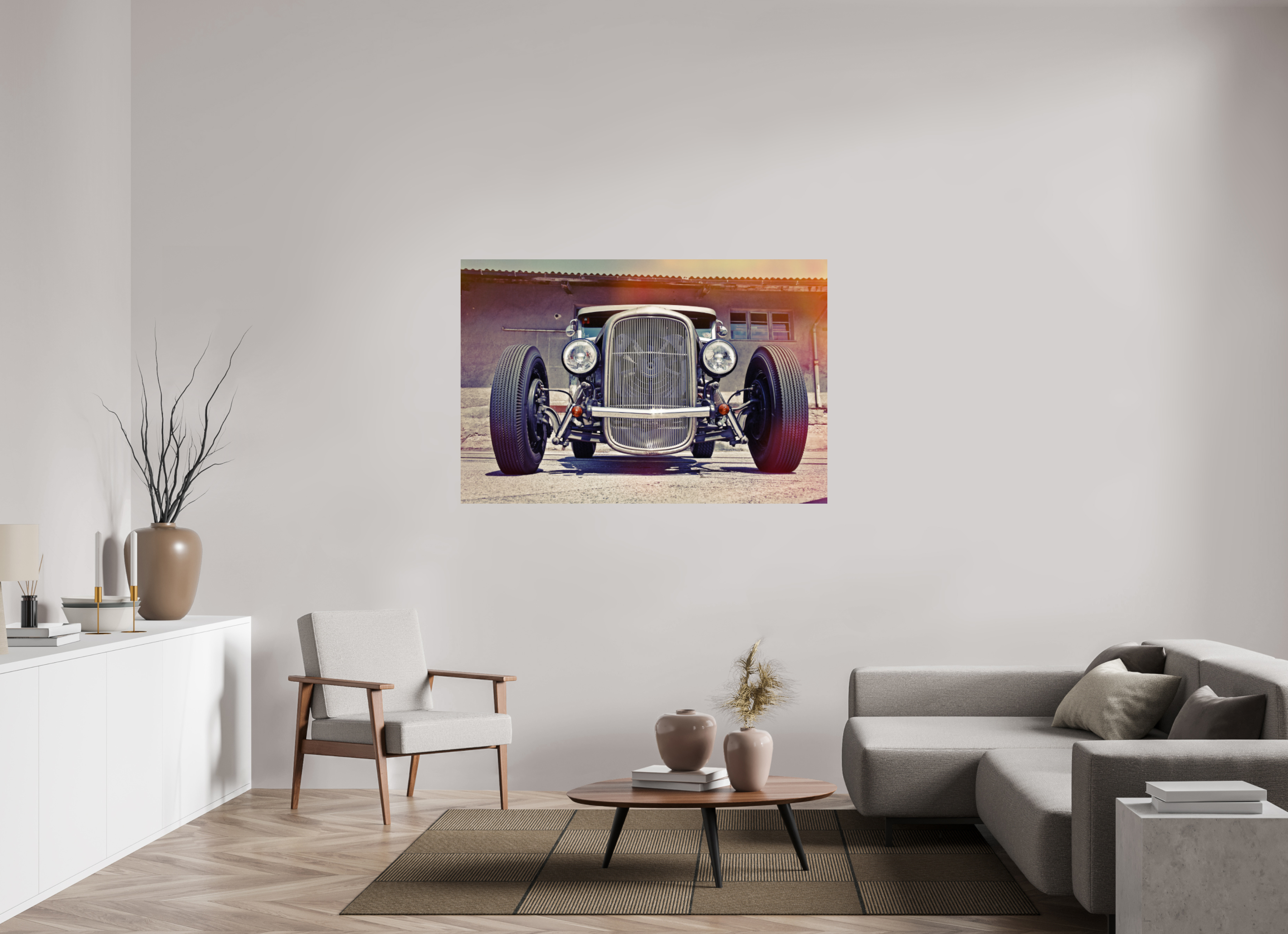 150 x 100 cm, Photo Print On Fuji Crystal DP II Jay Jay's Hot Rod
