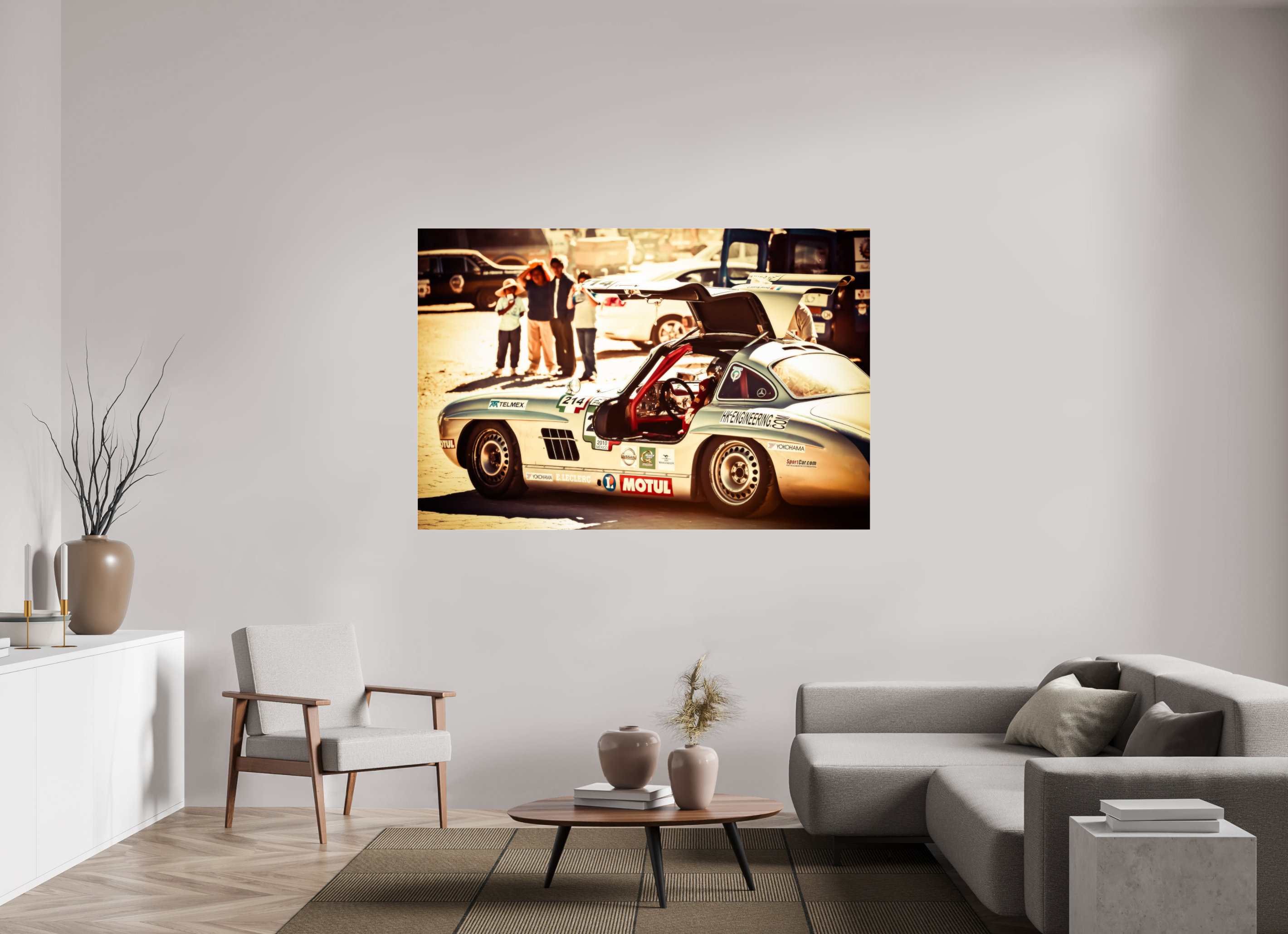 180 x 120 cm, Photo Print Under Acrylic Glass La Carrera Panamerica Mexico - IV