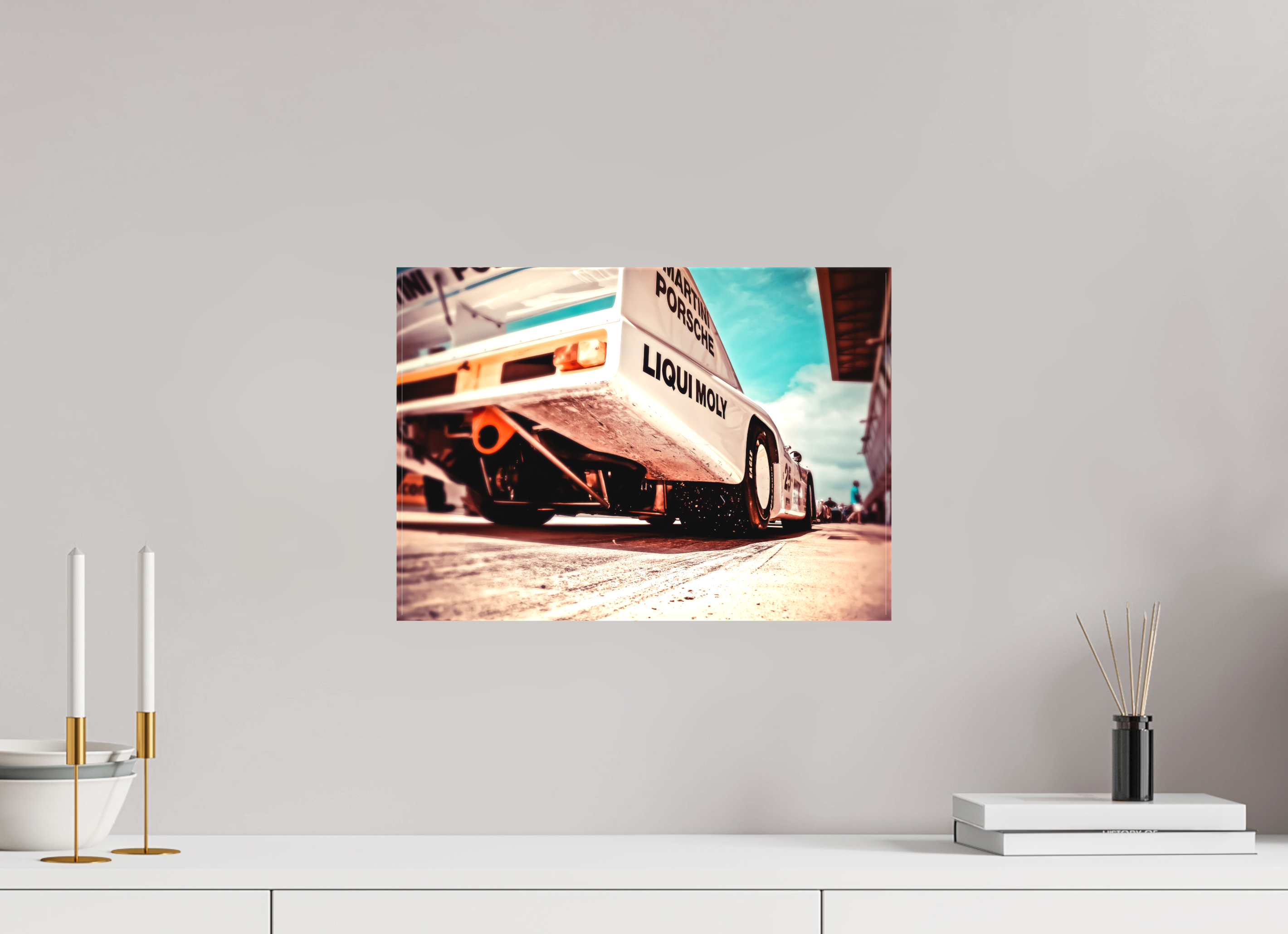 DIN A3 (42 x 29,7 cm), Leinwand matt Le Mans 24 Heures du Mans Racing - II