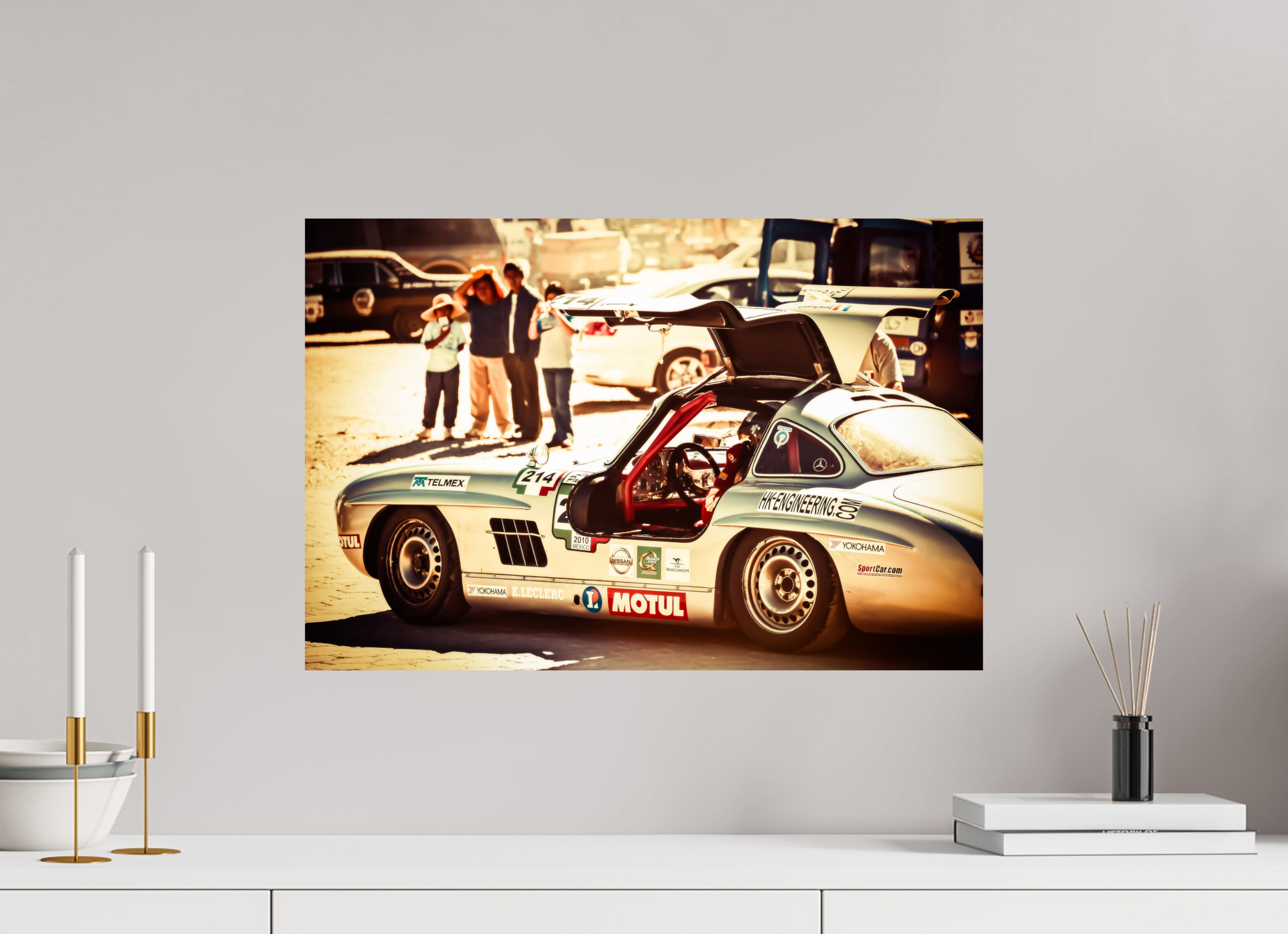 60 x 40 cm, Photo Print On Fuji Crystal DP II La Carrera Panamerica Mexico - IV