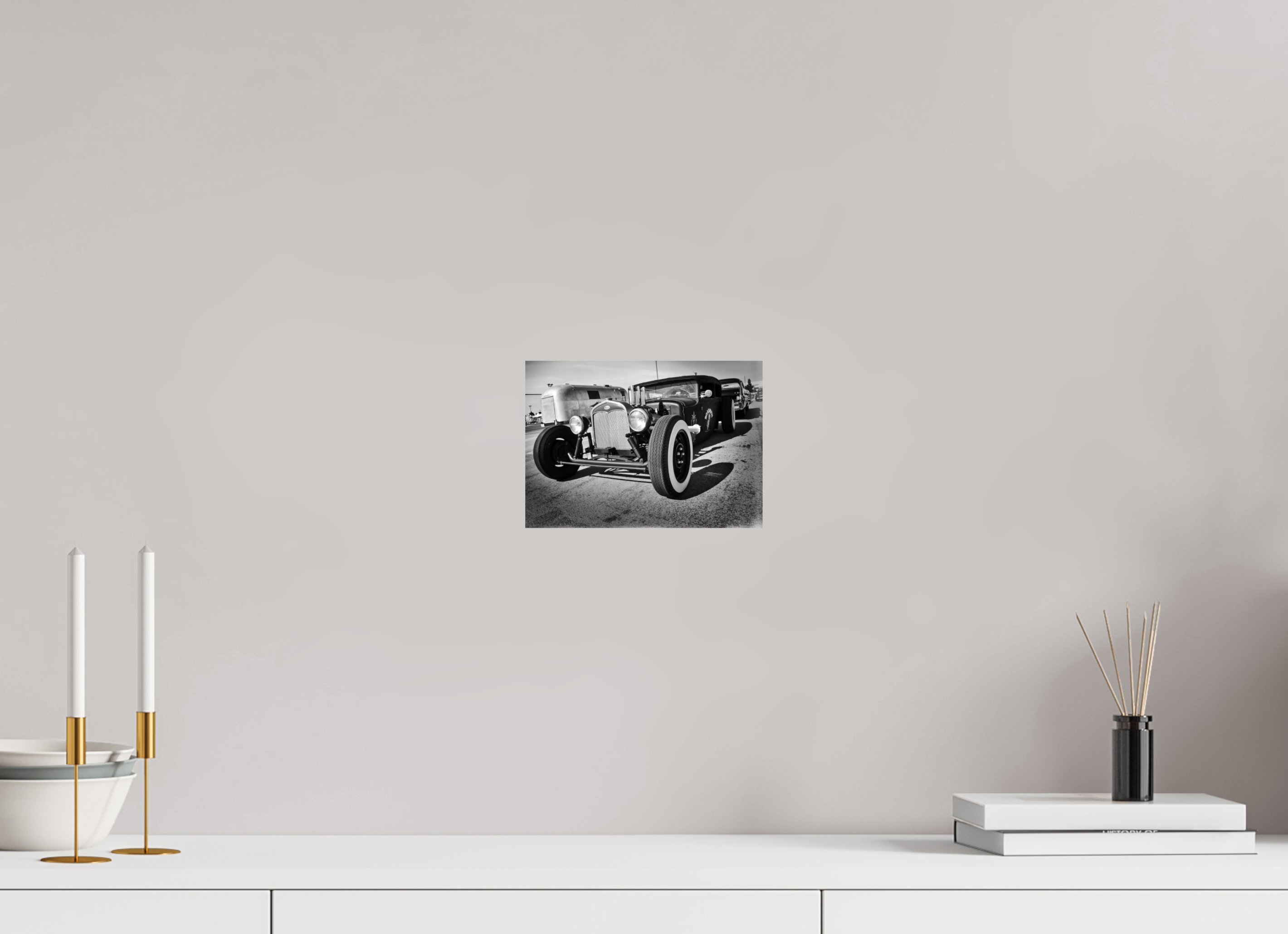DIN A5 (21 x 14,8 cm), Photo Print On Fuji Crystal DP II The Black Hot Rod