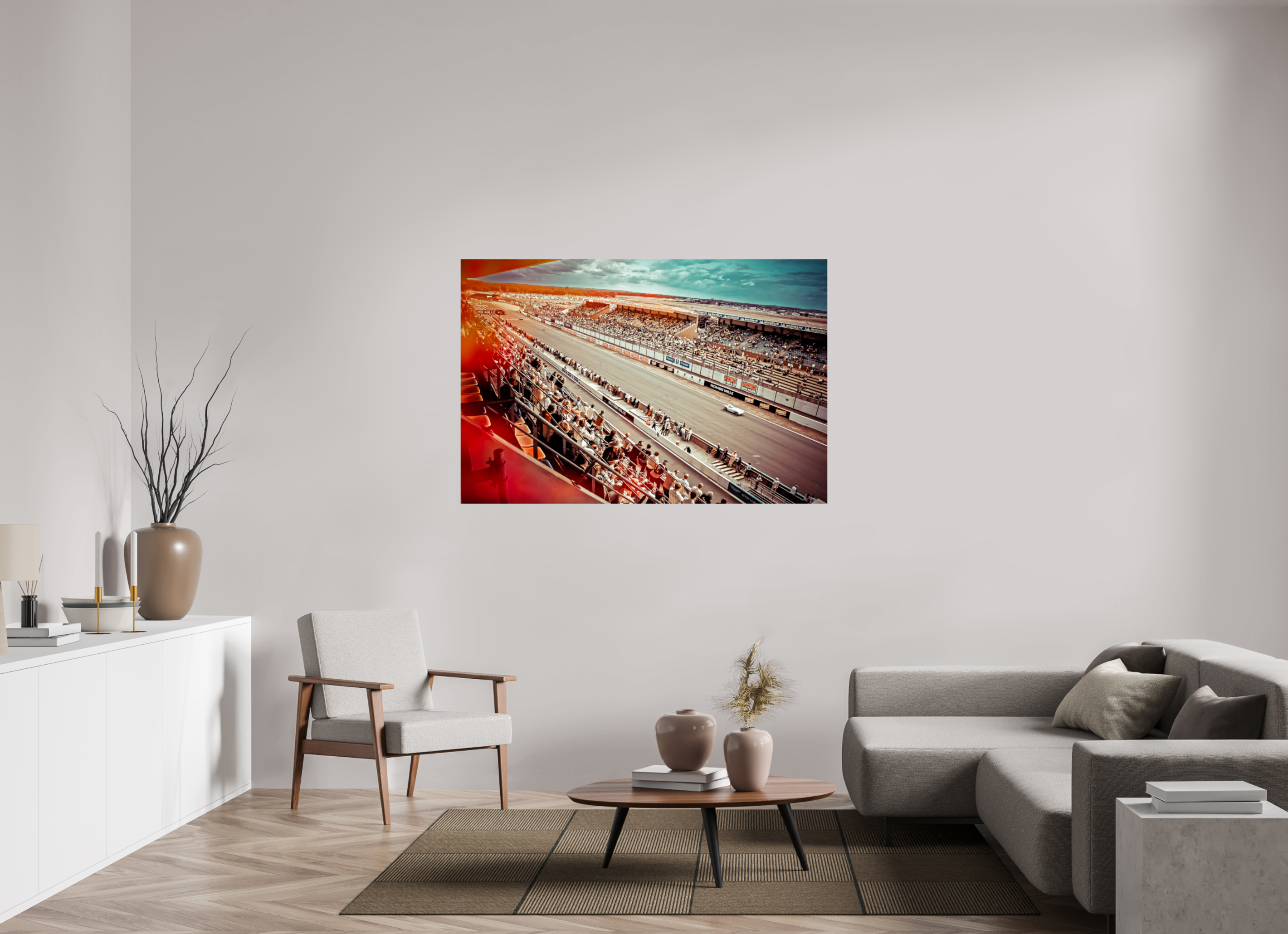 150 x 100 cm, Photo Print On Fuji Crystal DP II Le Mans - Circuit de la Sarthe