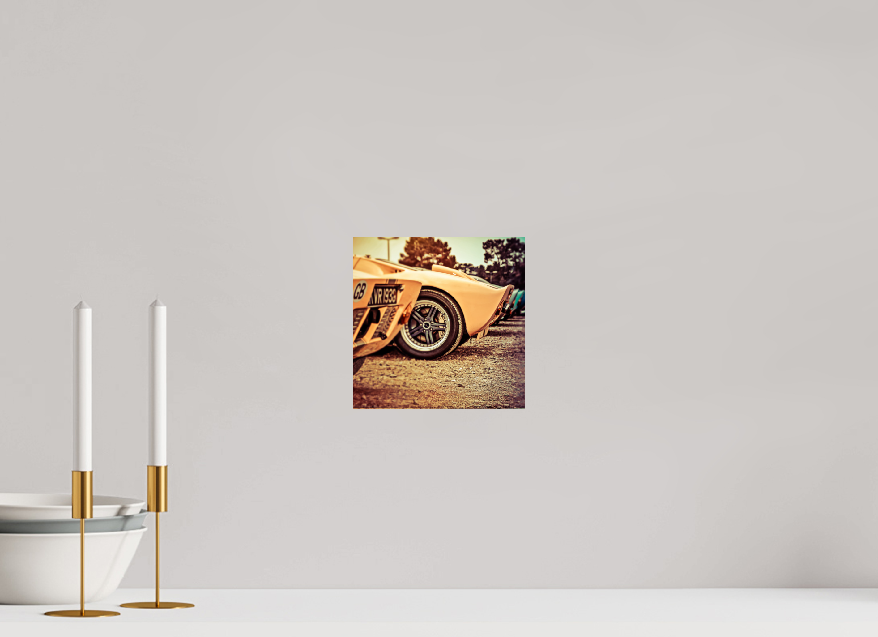 20 x 20 cm, Photo Print On Fuji Crystal DP II Le Mans 24 Heures du Mans Racing - Ford