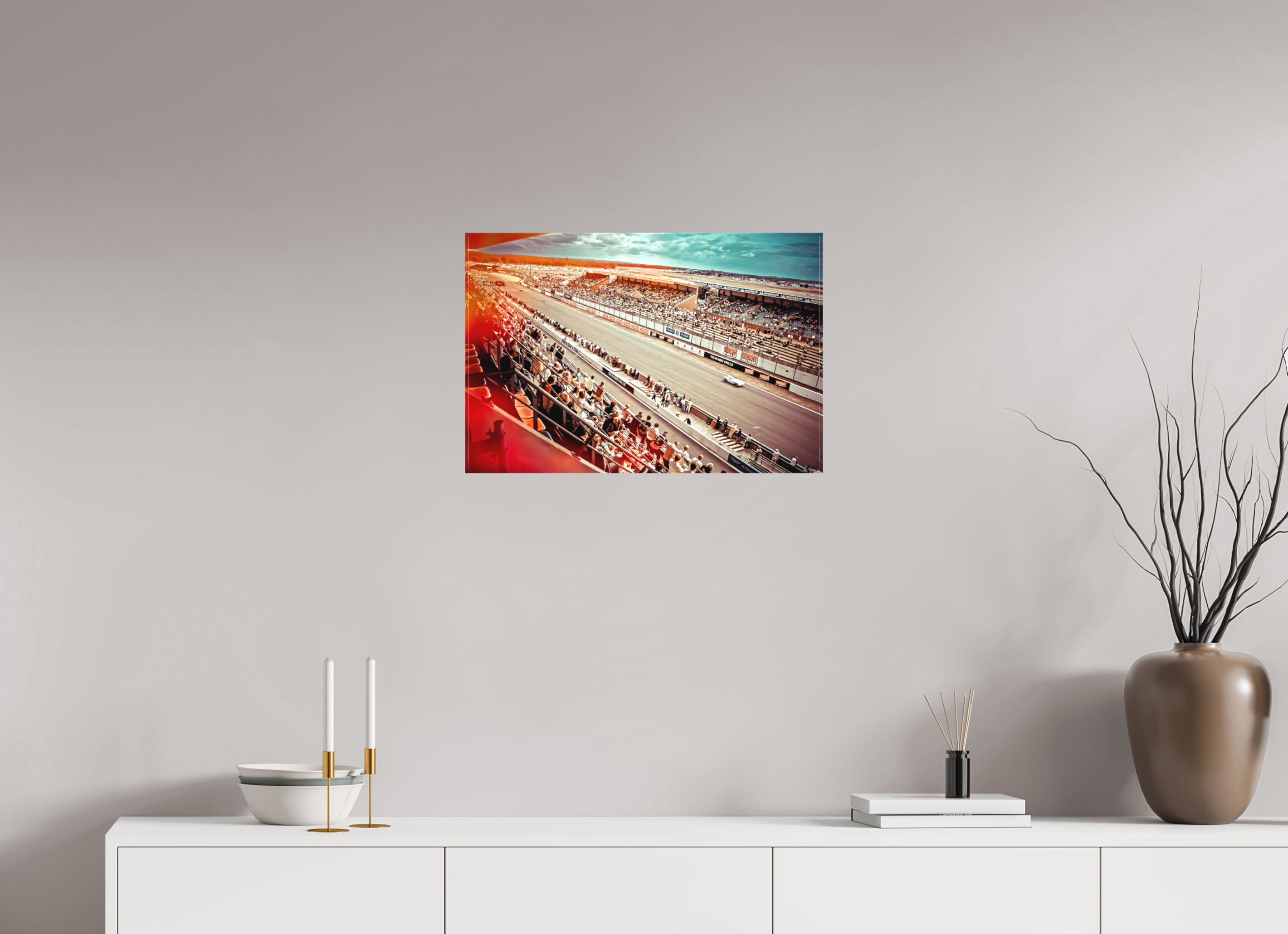 60 x 40 cm, Leinwand matt Le Mans - Circuit de la Sarthe
