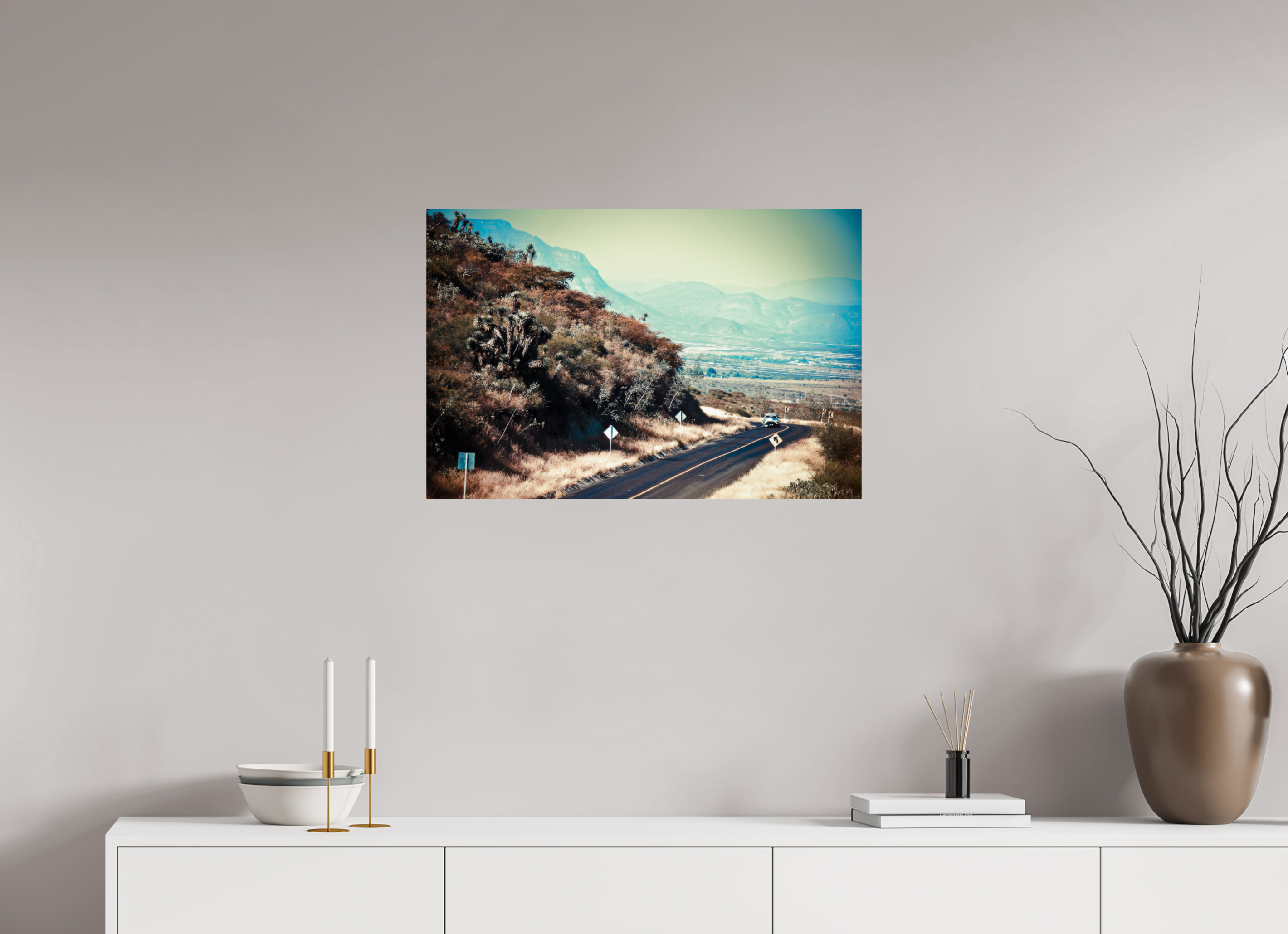 75 x 50 cm, Photo Print On Fuji Crystal DP II La Carrera Panamerica Mexico - V