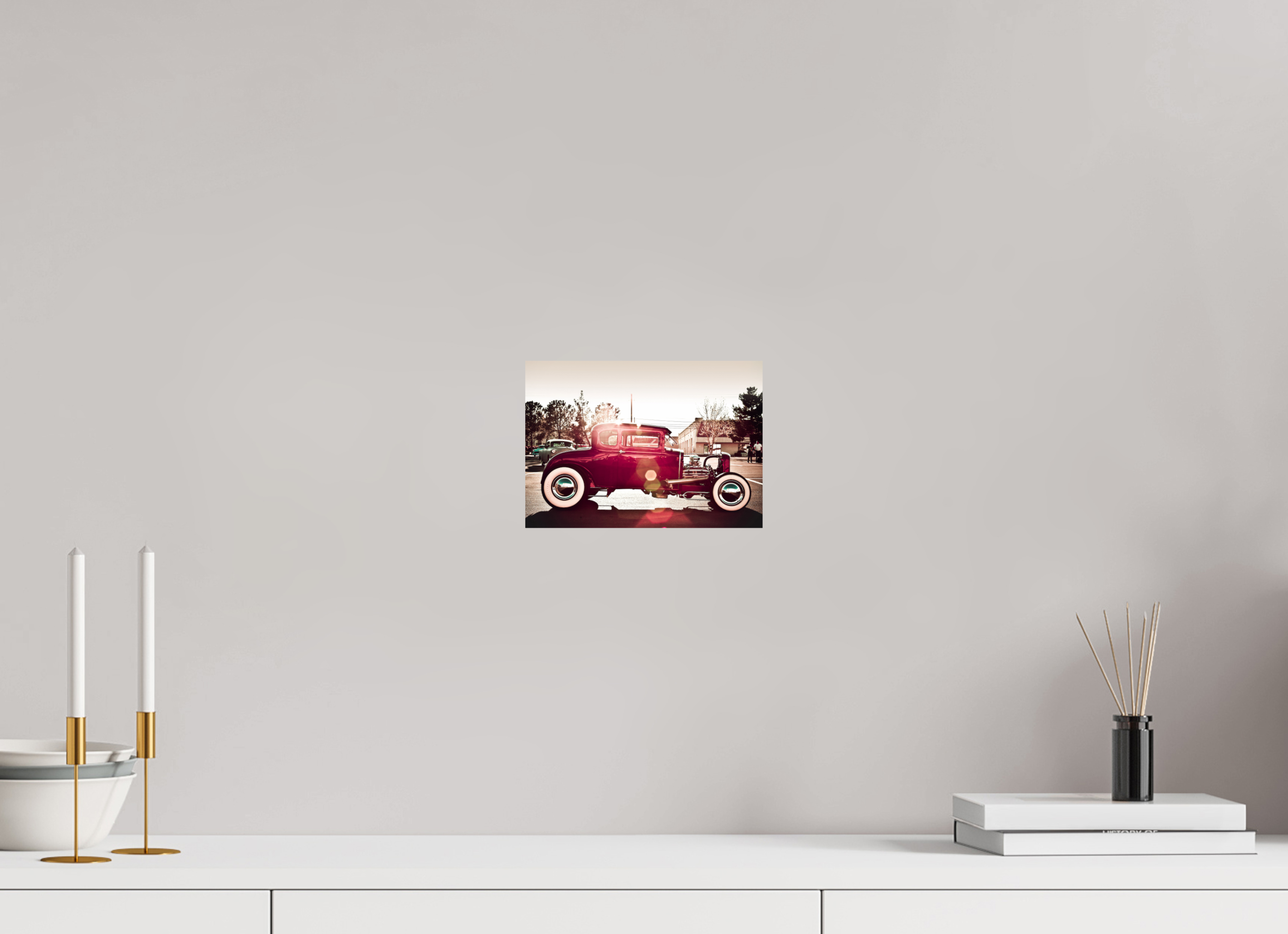 DIN A5 (21 x 14,8 cm), Photo Print On Fuji Crystal DP II Red Hot Rod