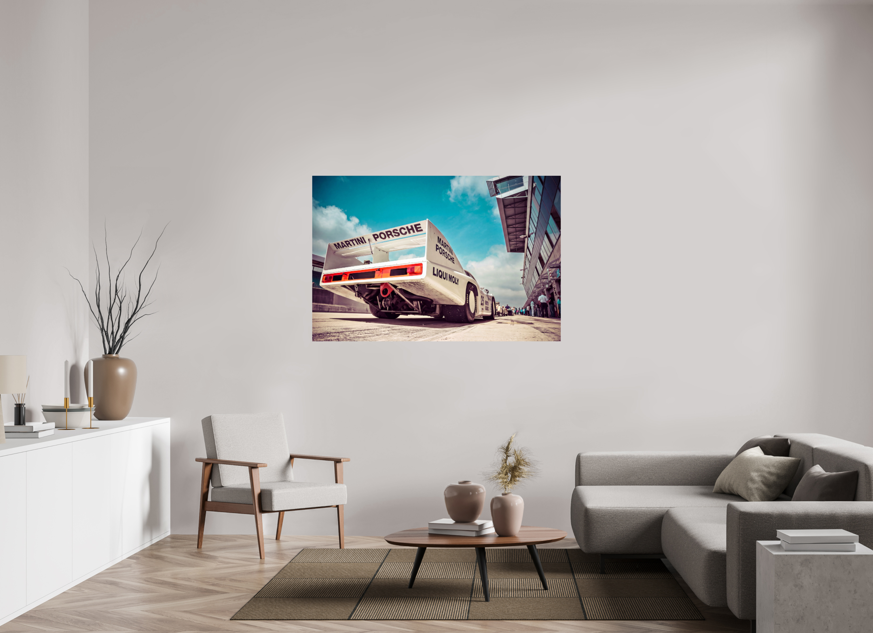 150 x 100 cm, Photo Print On Fuji Crystal DP II Le Mans - Porsche 936