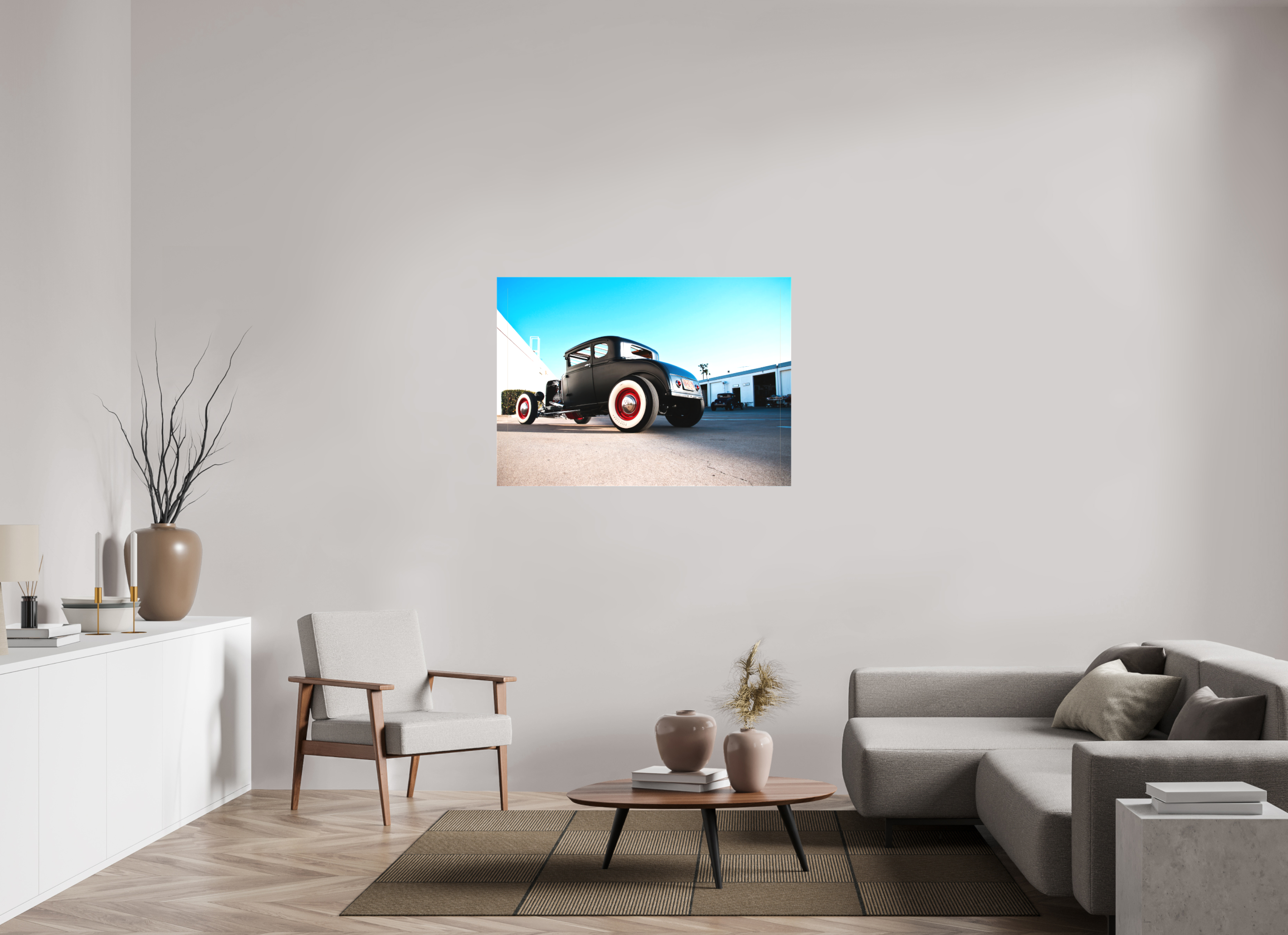 DIN A0 (118,9 x 84,1 cm), Leinwand matt Hot Rod - The Dynotones