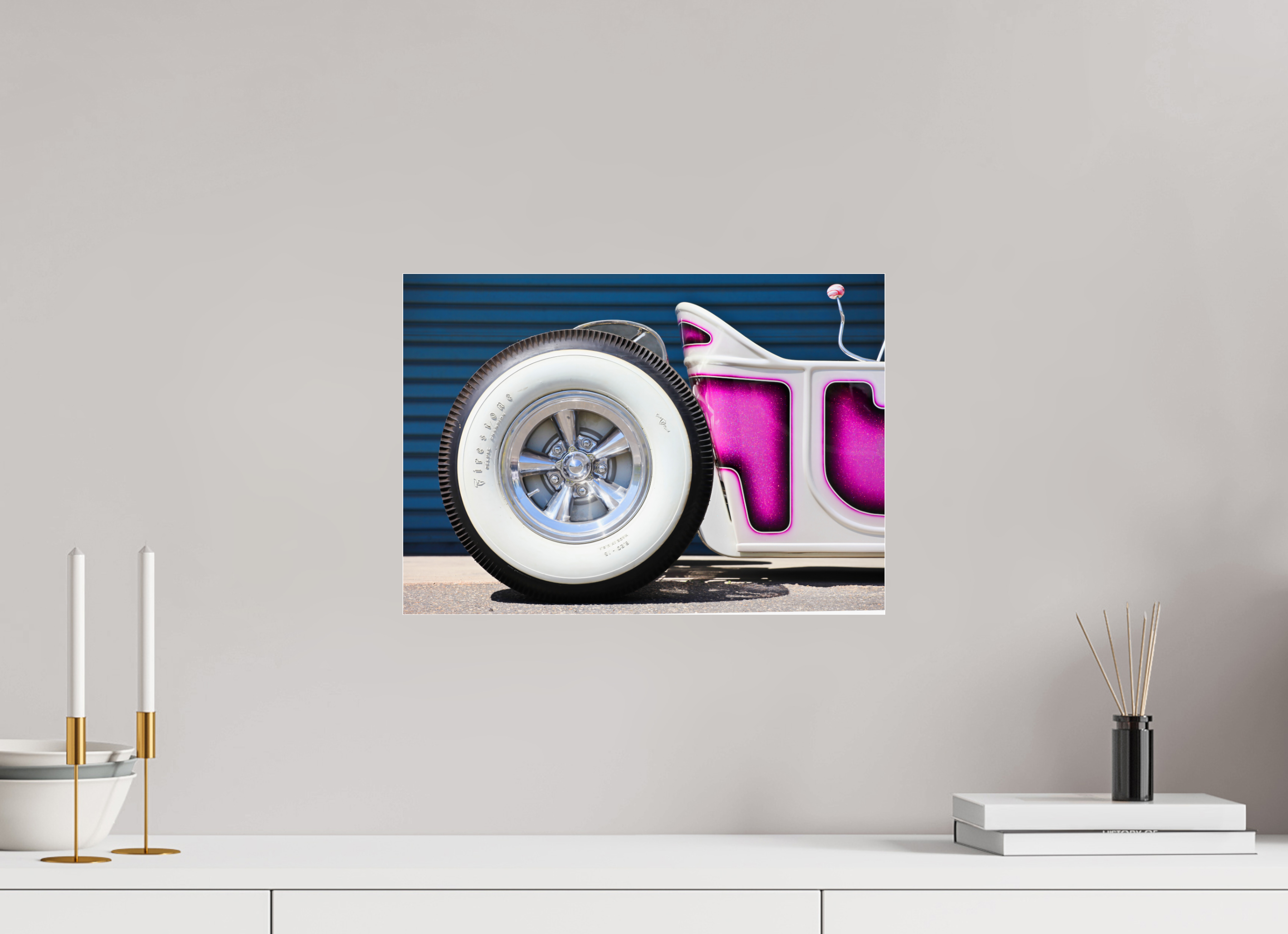 DIN A3 (42 x 29,7 cm), Photo Print Under Acrylic Glass Hot Rod Signapore Sling II