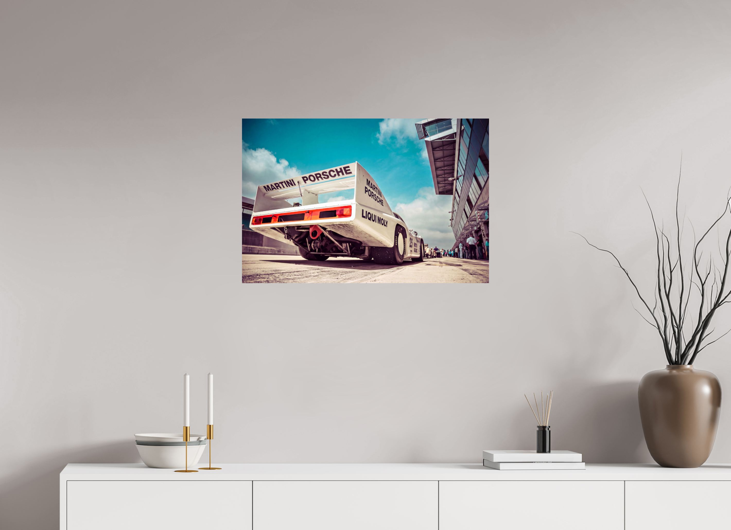 75 x 50 cm, Photo Print On Fuji Crystal DP II Le Mans - Porsche 936