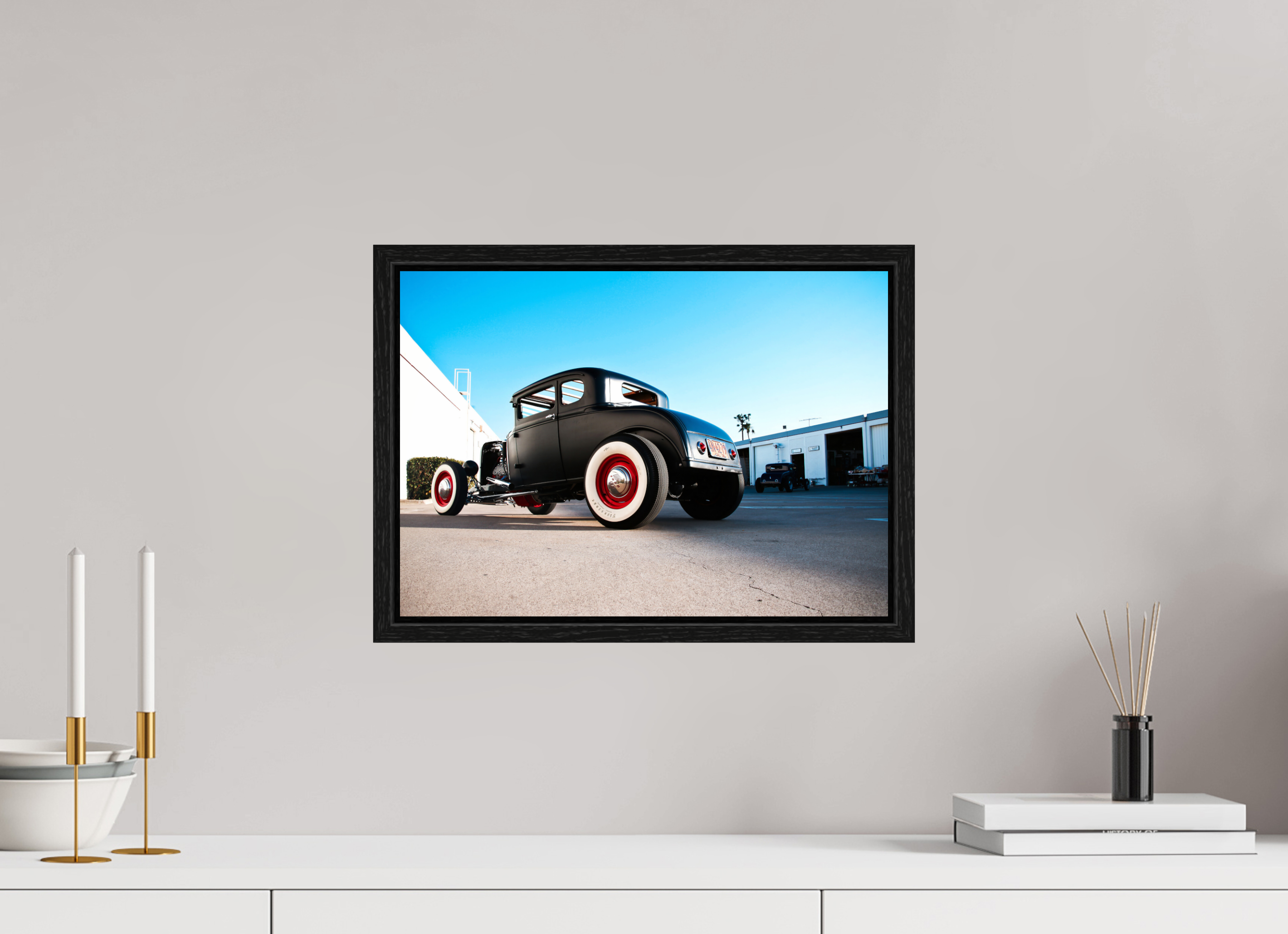 DIN A3 (42 x 29,7 cm), Floater Frame Hot Rod - The Dynotones